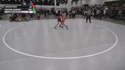 106 lbs Cons. Rd Of 64 - Brayden Johnson, Steel City Reloaded Wrestling Club vs Lincoln Huck, Immortal Athletics WC