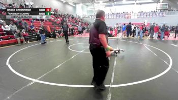 125 lbs 3rd Place Match - Bailey Darbonnier, El Paso El Dorado vs Kamilah Aquino, El Paso Burges