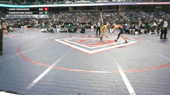 1A/2A 126 Quarterfinal - Aiden Hernandez, Chatham Central High School vs Christopher Nuevo, Alleghany