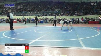 101 lbs Round Of 64 - Jonathan Allgood, Mangum Wrestling vs Booker Dahlman, Shawnee Middle School