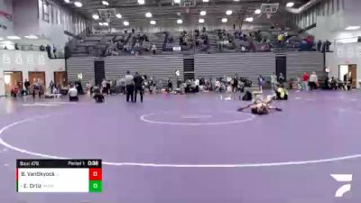 68-74 lbs Semifinal - Emilio Ortiz, RHYNO ACADEMY Of WRESTLING vs Bryce VanSkyock, Jay County