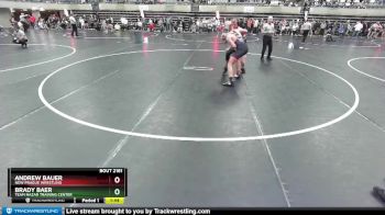 160 lbs Cons. Round 2 - Andrew Bauer, New Prague Wrestling vs Brady Baer, Team Nazar Training Center