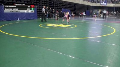 93 lbs Semifinal - Jade Bennett, Binghamton vs Giabella Arena, Mechanicsburg