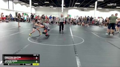 68 lbs Round 2 (6 Team) - Jayson Knox, PA Alliance vs Preston Dalton, Mat Warriors Red