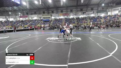 125 lbs Consi Of 32 #2 - Robert Lampton, Cedaredge Wrestling vs Jayce Carochi, Florence Middle School
