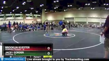 126 lbs Quarters & Wb (16 Team) - Jacey Gorder, Montana vs Brooklin Kuester, Nebraska Tsunami