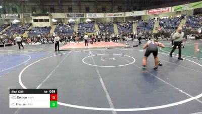 180 lbs Consi Of 4 - Diego Deleon, Wray Eagles vs Caleb Franzen, Fruita