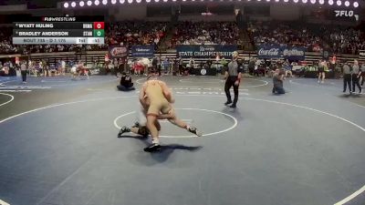 D 1 175 lbs Cons. Round 5 - Bradley Anderson, St. Amant vs Wyatt Huling, Brother Martin