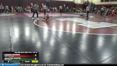 PW-13 lbs Cons. Round 1 - Carson Bowers, Indee Mat Club vs Braxton Uchytil, Team Bosco