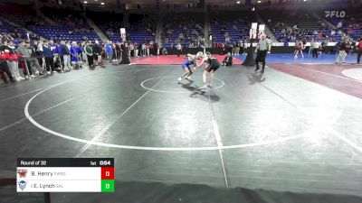 120 lbs Round Of 32 - Boone Henry, Fairfield Warde vs Evan Lynch, Salem, NH