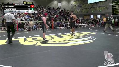 205 lbs Champ. Round 1 - Liam Pena, TITANS WC vs Aiden Yanez, Vacaville Wrestling Club