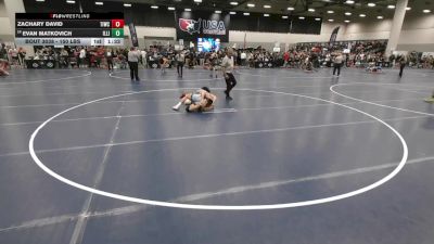 150 lbs Champ. Rd Of 64 - Zachary David, Team Idaho Wrestling Club vs Evan Matkovich, Illinois