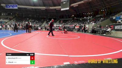 160 lbs Final - Jace Klendworth, Immortal Athletics WC vs Luke Black, HURRICANE WRESTLING ACADEMY