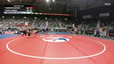 3A-138 lbs Champ. Round 1 - Scott Larson, Newcastle vs Carston Bartlett, Rawlins