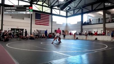 121-125 lbs Cons. Round 2 - Caden Cole, Ozark Wrestling Club vs Damian Garcia, War Dog Wrestling