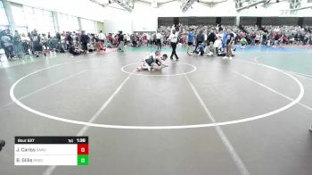 141-A lbs Quarterfinal - Justin Cariss, Dawg Pound vs Brady Gillis, Rhode Rage