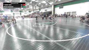 120 lbs Cons. Round 5 - Regan Johnson, New Ulm Area vs Avery Rios, Lions Wrestling Academy