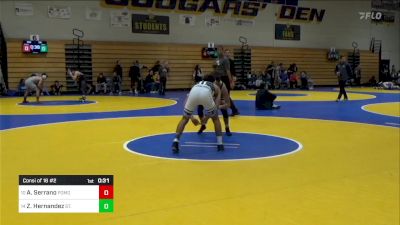 135 lbs Consi Of 16 #2 - Angel Serrano, Pomona (CO) vs Zaydrein Hernandez, St. John Bosco