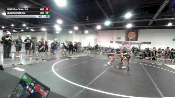 88 lbs Consolation - Janessa Canales, Madera Grapplers WC vs Leah McBroom, Aniciete TC