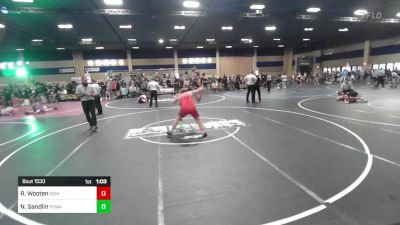 172 lbs Round Of 32 - Ryan Wooten, Grindhouse WC vs Noah Sandlin, Poway Elite