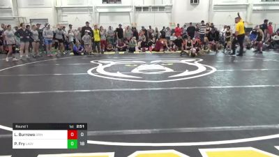 75 lbs Round 1 - Lilly Burrows, Grindhouse W.C. vs Piper Fry, Lady Pitbulls