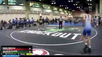 120 lbs Round 7 (10 Team) - Nicholas Allison, Brawlers Elite vs Owen Freeman, Michigan Blue