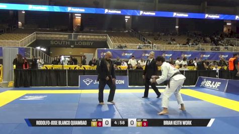 Brian Keith Work vs Rodolfo-Jose Blanco Quiambao 2026 Pan Jiu Jitsu IBJJF Championship