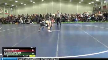 110 lbs Round 1 (6 Team) - Colton Relation, Tennessee White vs Carsen Kampshoft, South Dakota Lightning