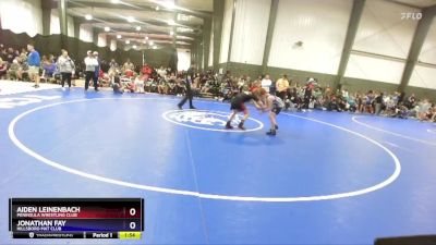 98 lbs Round 3 - Aiden Leinenbach, Peninsula Wrestling Club vs Jonathan Fay, Hillsboro Mat Club