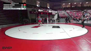 190 lbs Rr Rnd 1 - Raeghan Rogers, Collinsville HS Girls vs MADISON EVEY, Geary Bison