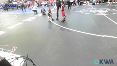 40 lbs Quarterfinal - Ezekiel Baker, Skiatook Youth Wrestling vs Bodie Olson, Verdigris Youth Wrestling