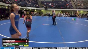 90 lbs Round 3 - Kylah Massman, Outlaw Wrestling Club vs Brooklyn Poncelet, Zumbrota-Mazeppa