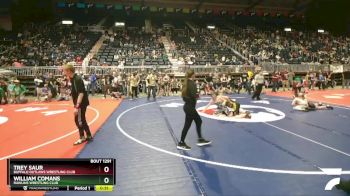 120 lbs Cons. Semi - Trey Saur, Buffalo Outlaws Wrestling Club vs William Comans, Rawlins Wrestling Club