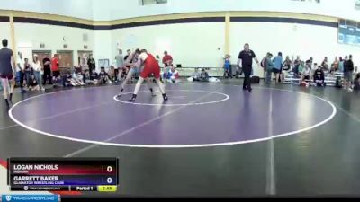 79 lbs Round 2 - Logan Nichols, Indiana vs Garrett Baker, Gladiator Wrestling Club