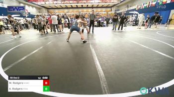 96 lbs Rr Rnd 2 - Michael Rodgers, Newcastle Youth Wrestling vs Ayden Rodgers, Standfast OKC