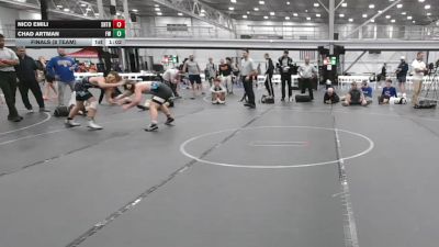 113 lbs Finals (8 Team) - Nico Emili, Team Shutt B Team vs Chad Artman, Freakztyle Wrestling