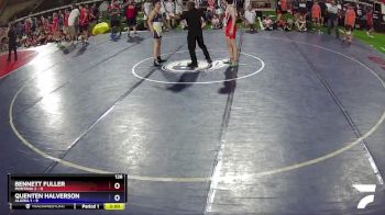 126 lbs Quarters & Wb (16 Team) - Bennett Fuller, Montana 2 vs Quenten Halverson, Alaska 1