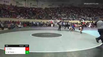 100 lbs 3rd Place Match - Addison Polk, Durant vs Emma Wissman-Travis, Sallisaw