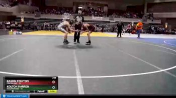 235 lbs Finals (8 Team) - Kolton Harren, Holdingford vs Kason Stayton, Pine Island