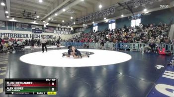 132 lbs Cons. Round 1 - Alek Gomez, Vista Murrieta vs Elijah Hernandez, Vista Murrieta