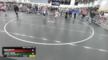 84 lbs Cons. Round 3 - Aiden Tewes, Flat Earth Wrestling Club vs Kian Kelley, Nebraska