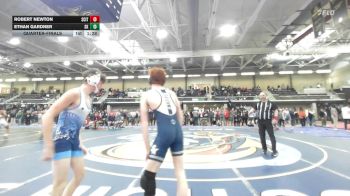 132 lbs Quarterfinal - Robert Newton, Scituate vs Ethan Gardner, South Kingstown