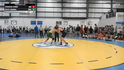 190 lbs 1 - Charles Jones, JAMES ISLAND WRESTLING CLUB vs Ricky Ibarra, GREAT BRIDGE WRESTLING CLUB