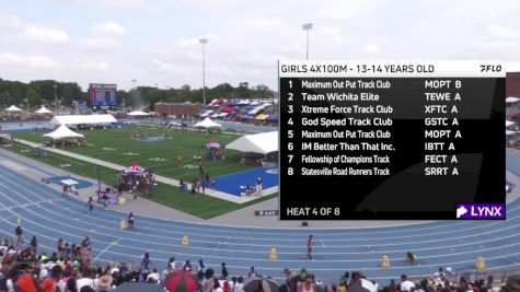 Youth Girls' 4x100m Relay Championship, Semi-Finals 4 - Age 14