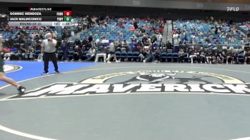132 lbs Round Of 32 - Dominic Mendoza, Pomona vs Jack Malinconico, Poway