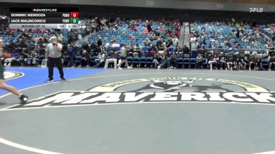 132 lbs Round Of 32 - Dominic Mendoza, Pomona vs Jack Malinconico, Poway