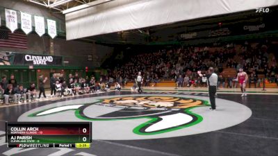 149 lbs AJ Parish, Cleveland State vs Collin Arch, Northern Illinois