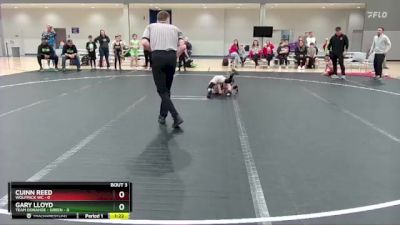 48 lbs Round 1 (6 Team) - Cuinn Reed, Wolfpack WC vs Gary Lloyd, Team Donahoe - Green