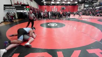 285 lbs Champ. Round 3 - Jonathan Rulo, Belleville (EAST) vs Logan Gough, Crystal Lake (CENTRAL)