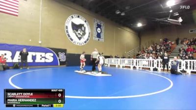 100 lbs Cons. Round 6 - Maria Hernandez, Bakersfield vs Scarlett Doyle, Liberty (Bakersfield)